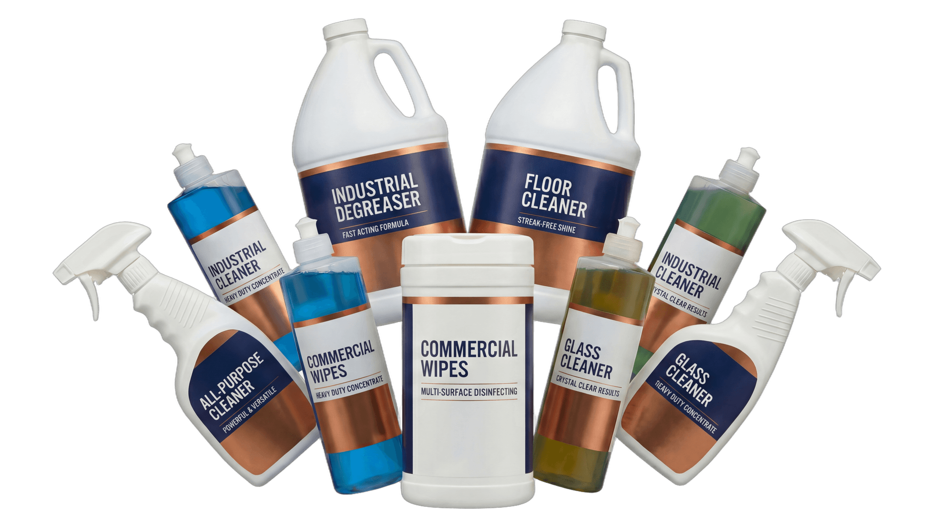 Commercial cleaning products